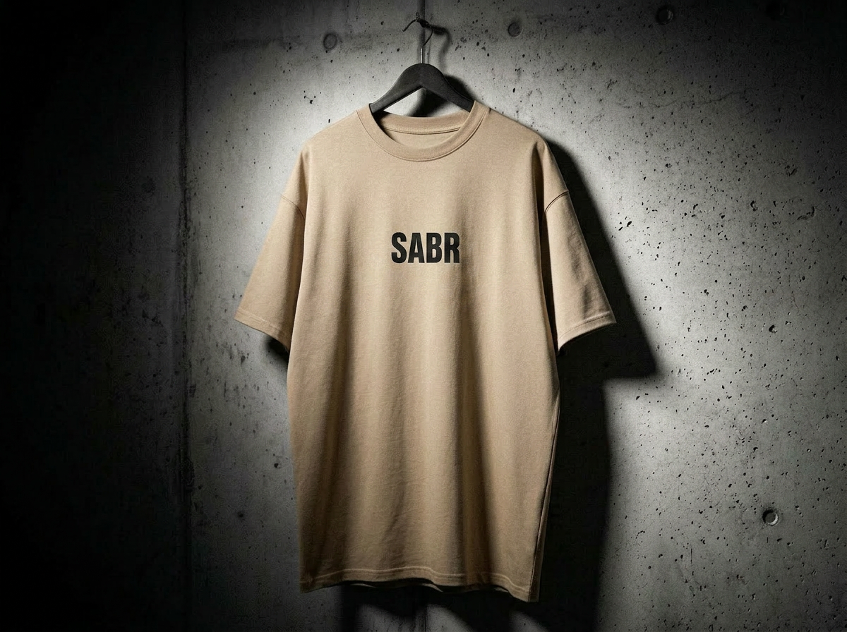 SABR Tee Beige — front