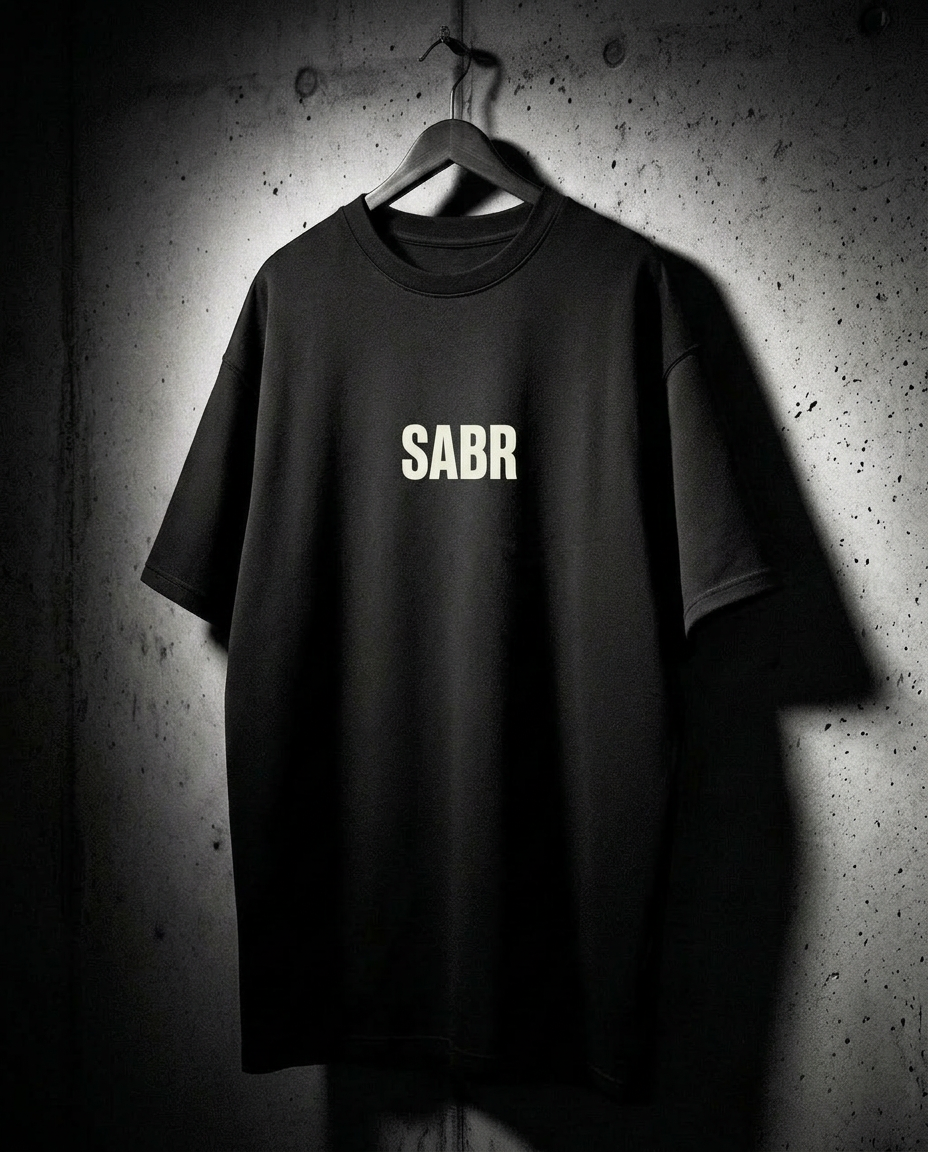 SABR Tee Black — front