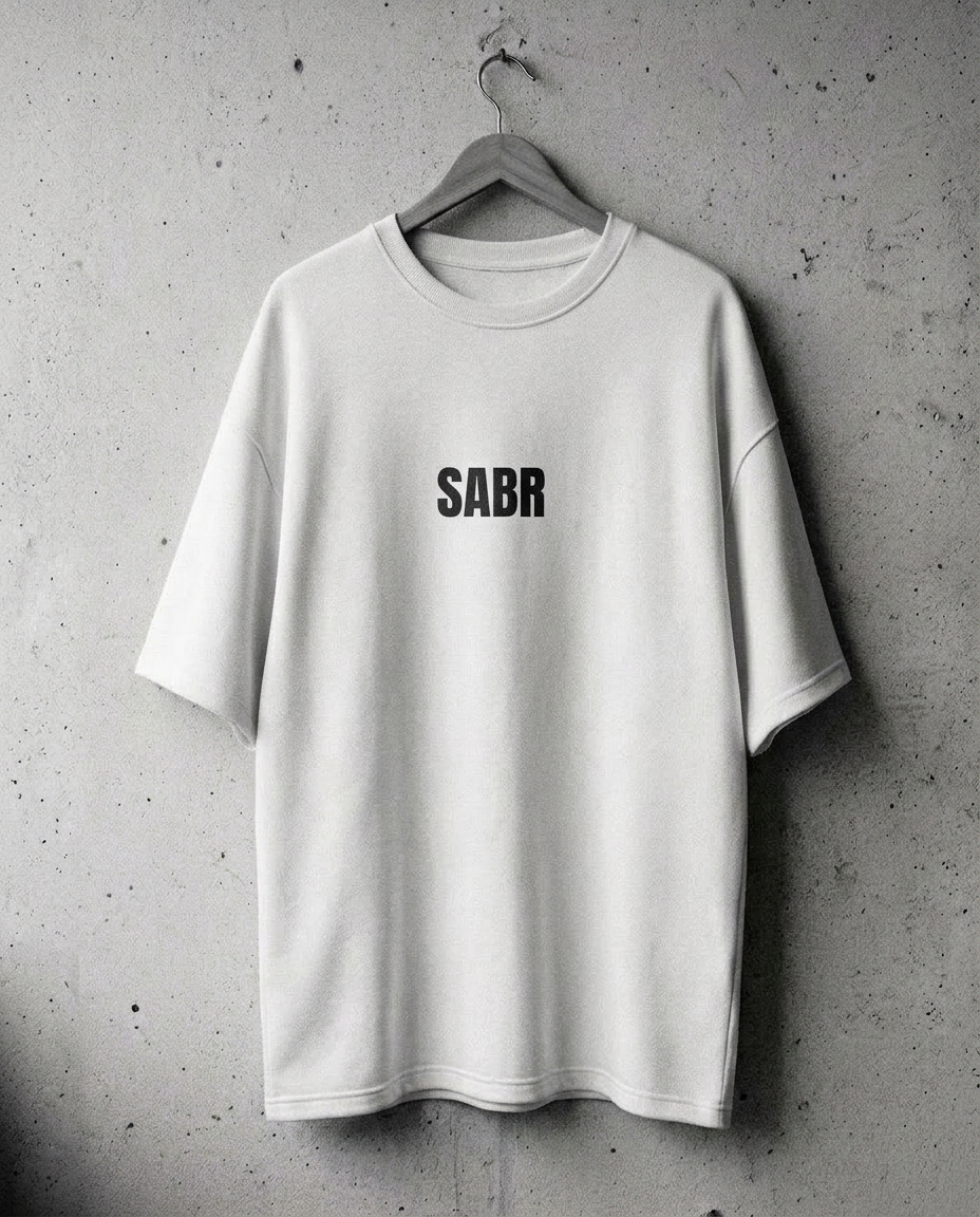SABR Tee White — front